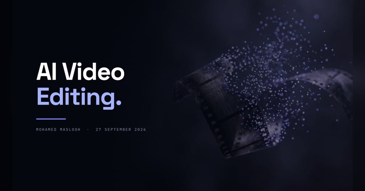 AI Video Editing