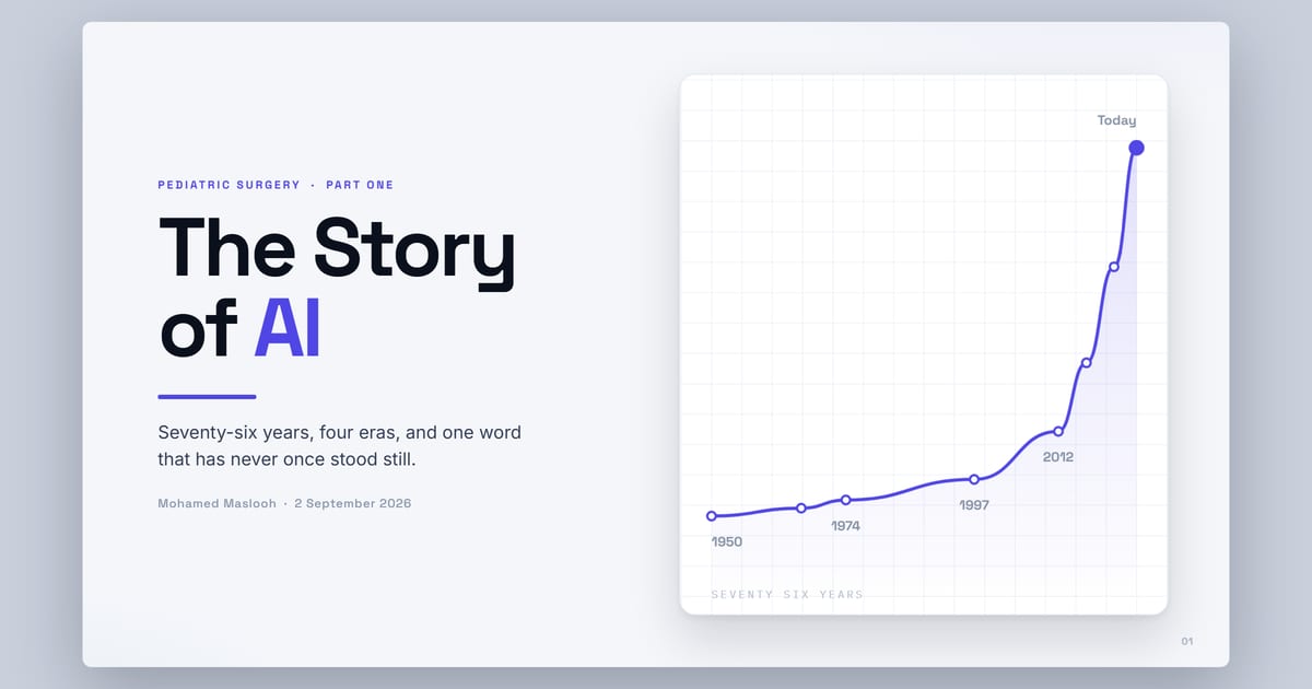 The Story of AI